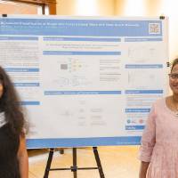 Hemalatha Sabbineni and a supporter